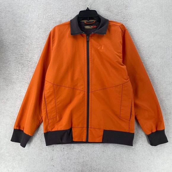 UNDER ARMOUR Strider Windbreaker MEDIUM Lightweight‎ Jacket Wind Water Resistant - Picture 1 of 14